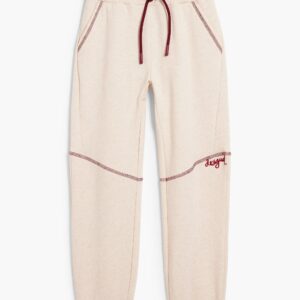 Broek met elastiek en naden - WHITE - 5/6