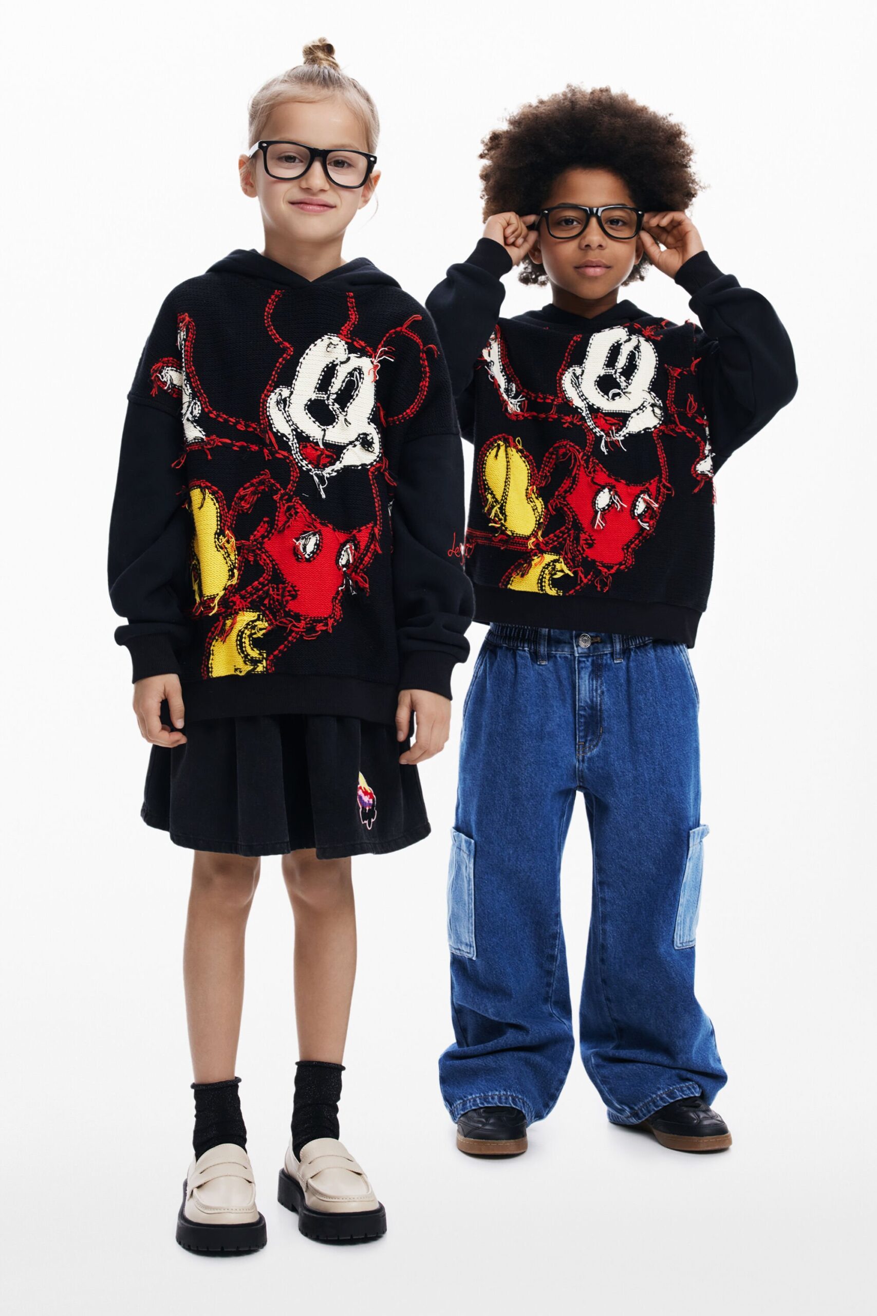 Mickey™ sweatshirt met draden - BLACK - 7/8