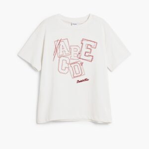 T-shirt ABC - WHITE - 13/14