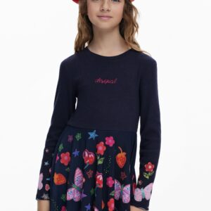 Jurk met tule rok vormen - BLUE - 13/14