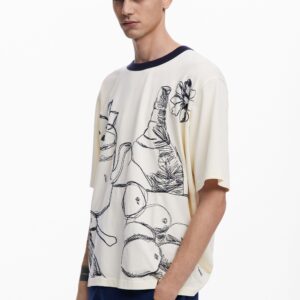 T-shirt met korte mouwen stilleven - WHITE - S