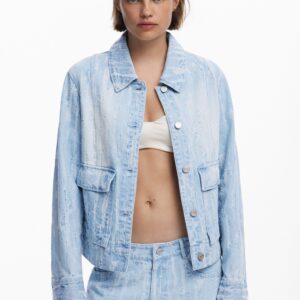 Spijkerjack met zakken - BLUE - XL