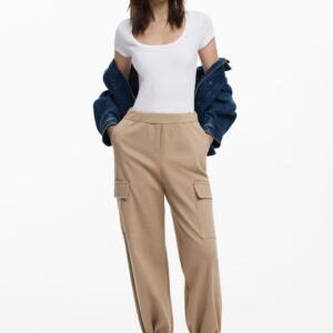 Gecombineerde cargojumpsuit - BROWN - XS