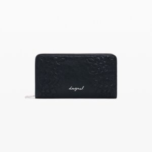 Middelgrote portemonnee met mandala's - BLACK - U