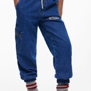 Jeans met ritsen - BLUE - 11/12