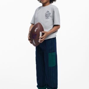 Gestreepte jeans - BLUE - 9/10