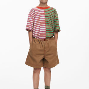 Korte broek met naden - BROWN - 9/10