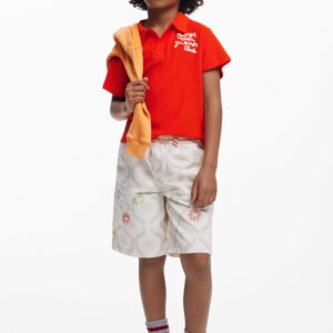 Bermuda met zonnen - WHITE - 11/12