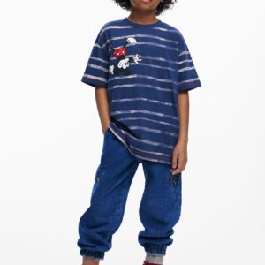 Gestreept T-shirt Mickey Mouse™ - BLUE - 5/6