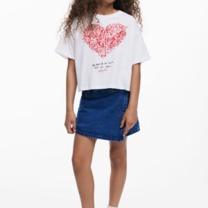 Jeansrokbroek - BLUE - 3/4