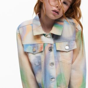 Tie-dye spijkerjack - MATERIAL FINISHES - 7/8