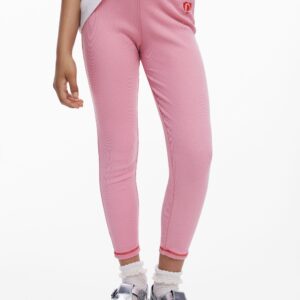 Leggings met naden - RED - 3/4