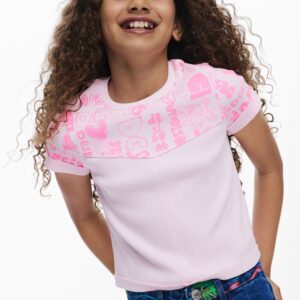 Lettering T-shirt - RED - 7/8