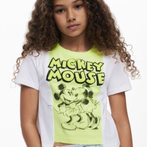 Tweekleurig T-shirt Mickey en Minnie Mouse™ - YELLOW - 11/12