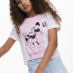 Tweekleurig T-shirt Mickey Mouse™ - WHITE - 9/10