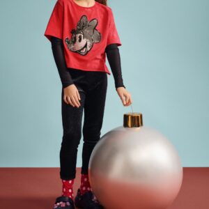 Dubbelmouw T-shirt Minnie Mouse™ - RED - 13/14