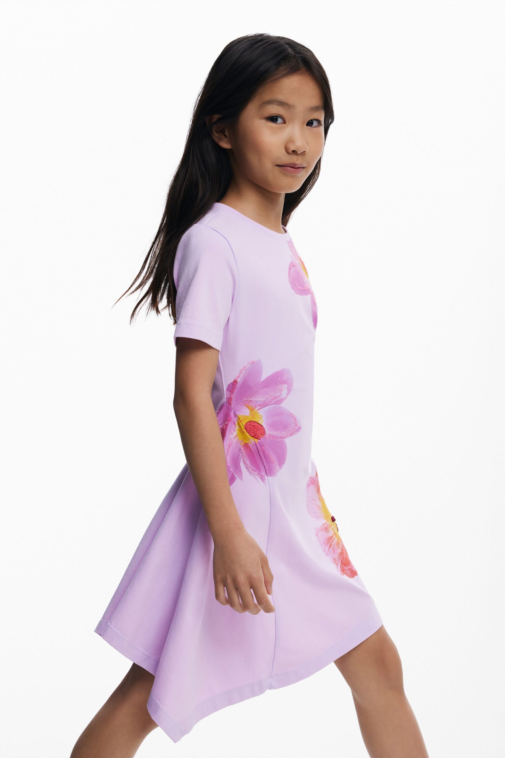 Asymmetrische korte jurk - RED - 9/10