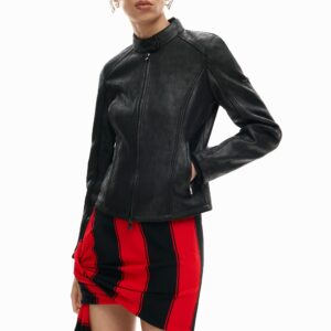 Mao-kraag jack - BLACK - M