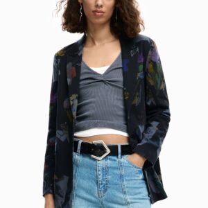 Collage blazer - BLACK - XL