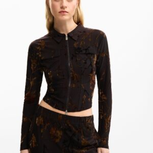 ORIËNTAAL RITS T-SHIRT - BROWN - S