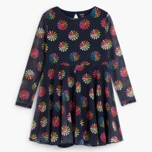 Bloemenjurk - BLUE - 11/12