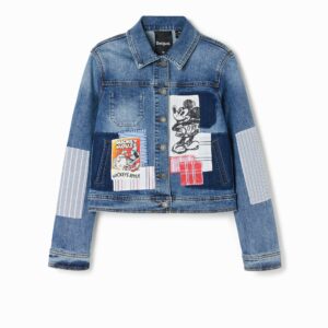 Spijkerjack Mickey Mouse patch - BLUE - S