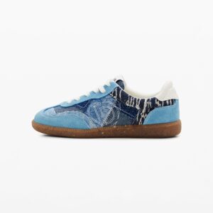 Denim sneakers - BLUE - 36