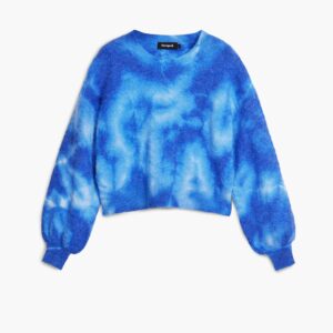 Tie-dye trui - BLUE - XXL