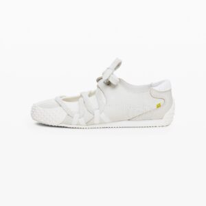 SNEAKER VAN RUWE STOF - WHITE - 37