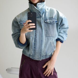 Omkeerbare truckerjas - BLUE - XL