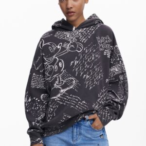 Mickey™ sweatshirt met letters - BLACK - S