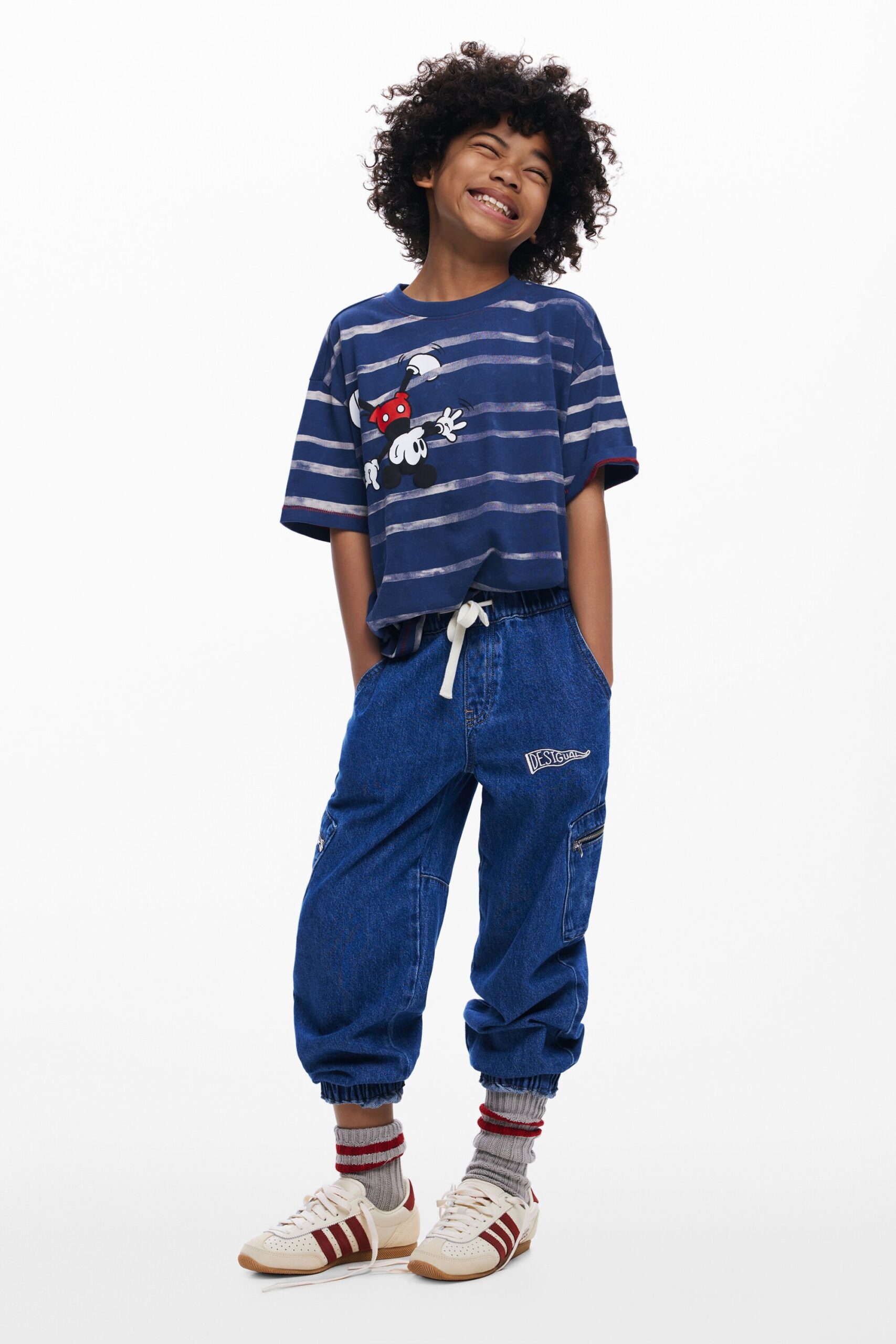 spijkerbroek met ritsen - BLUE - 9/10