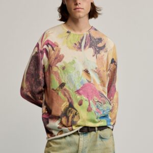 Bedrukte trui gaugin - WHITE - S