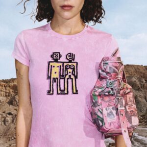 T-shirt met korte mouwen met print - RED - L