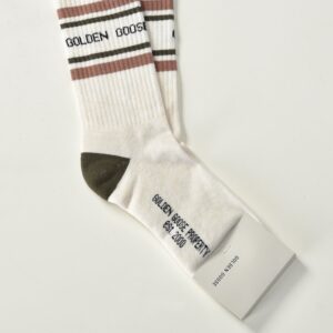 Golden Goose sokken GUP00883.P002205.12533 heritage white/clove/kalamata/black